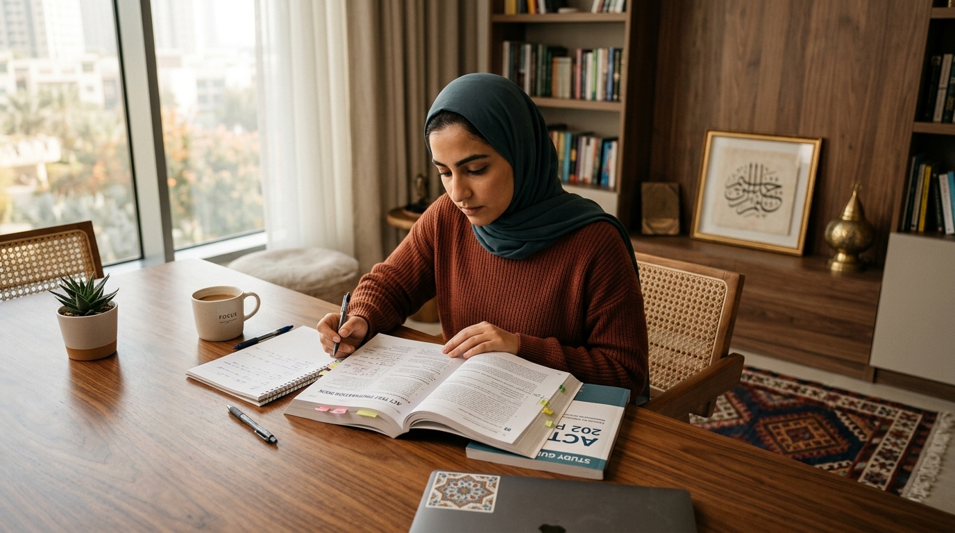 شرح كل أنواع أسئلة ACT: English وMath وReading وScience وWriting
