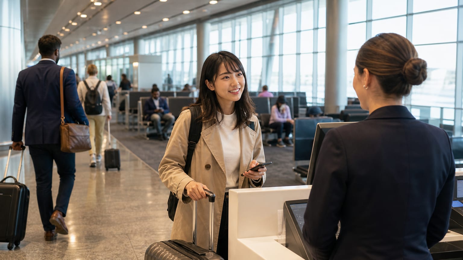 アメリカの空港・保安検査・機内で必要な英語は?