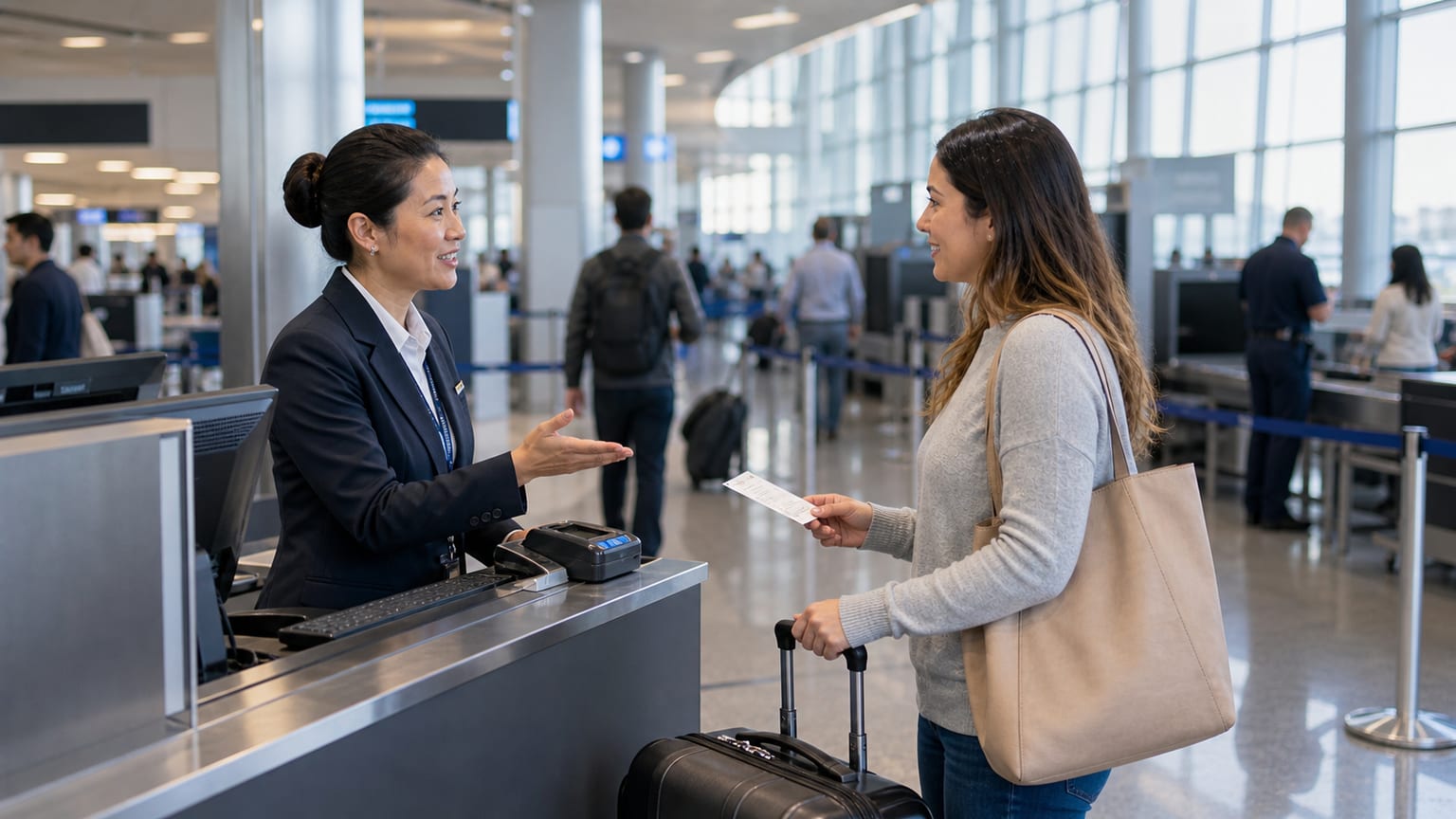 What English Do You Need at a U.S. Airport, Through Security, and on a Flight?