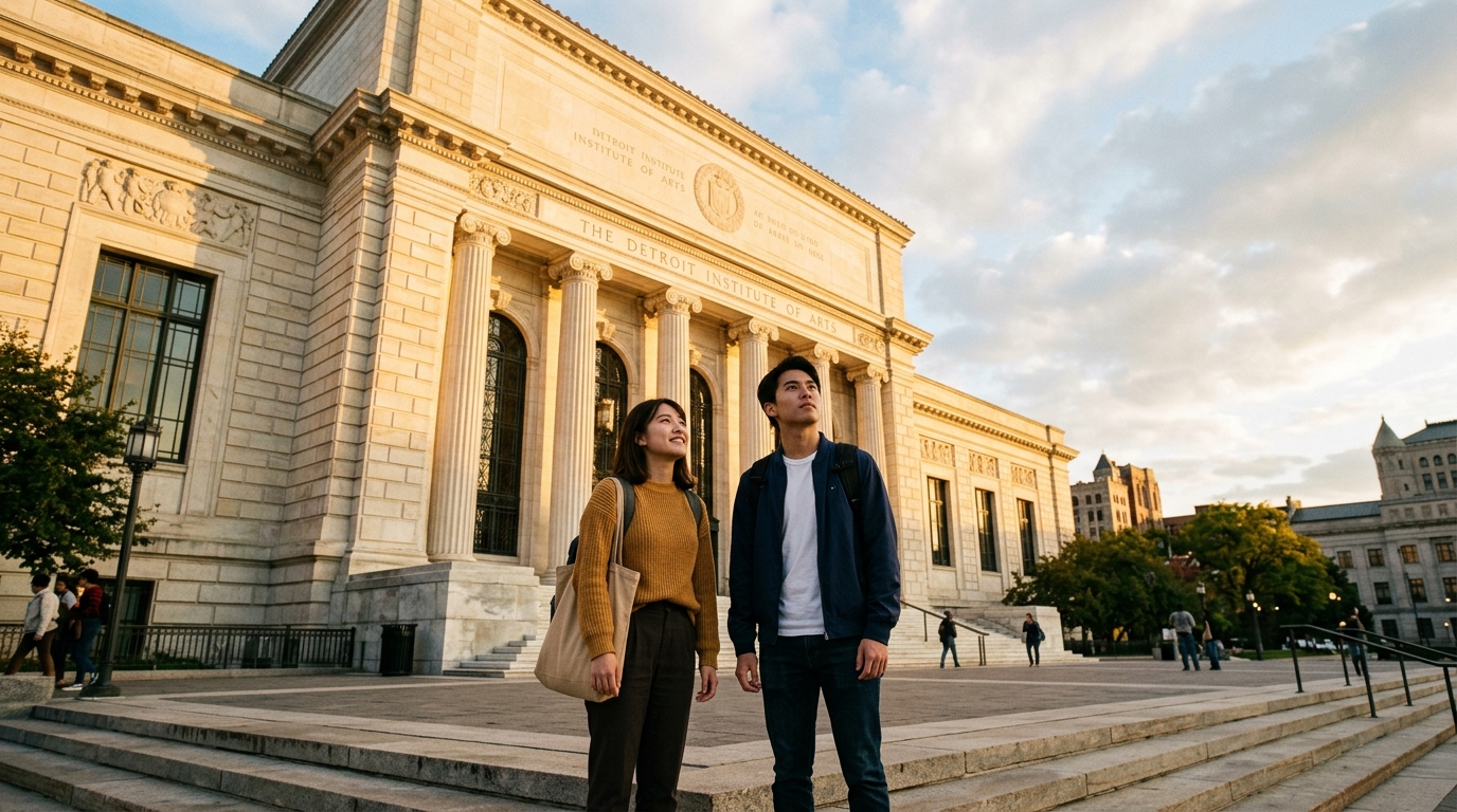 在 Ann Arbor 校園參訪上加 Detroit 行嗎？