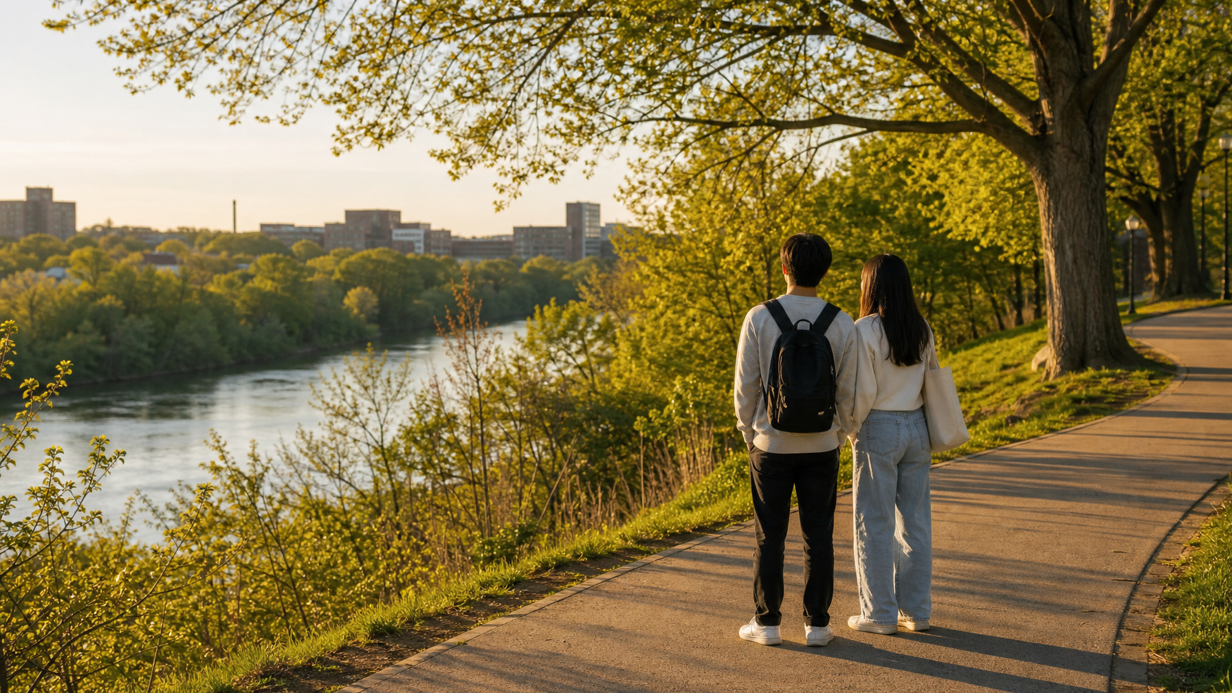 Ann Arbor เป็นอย่างไรในสี่ฤดู?