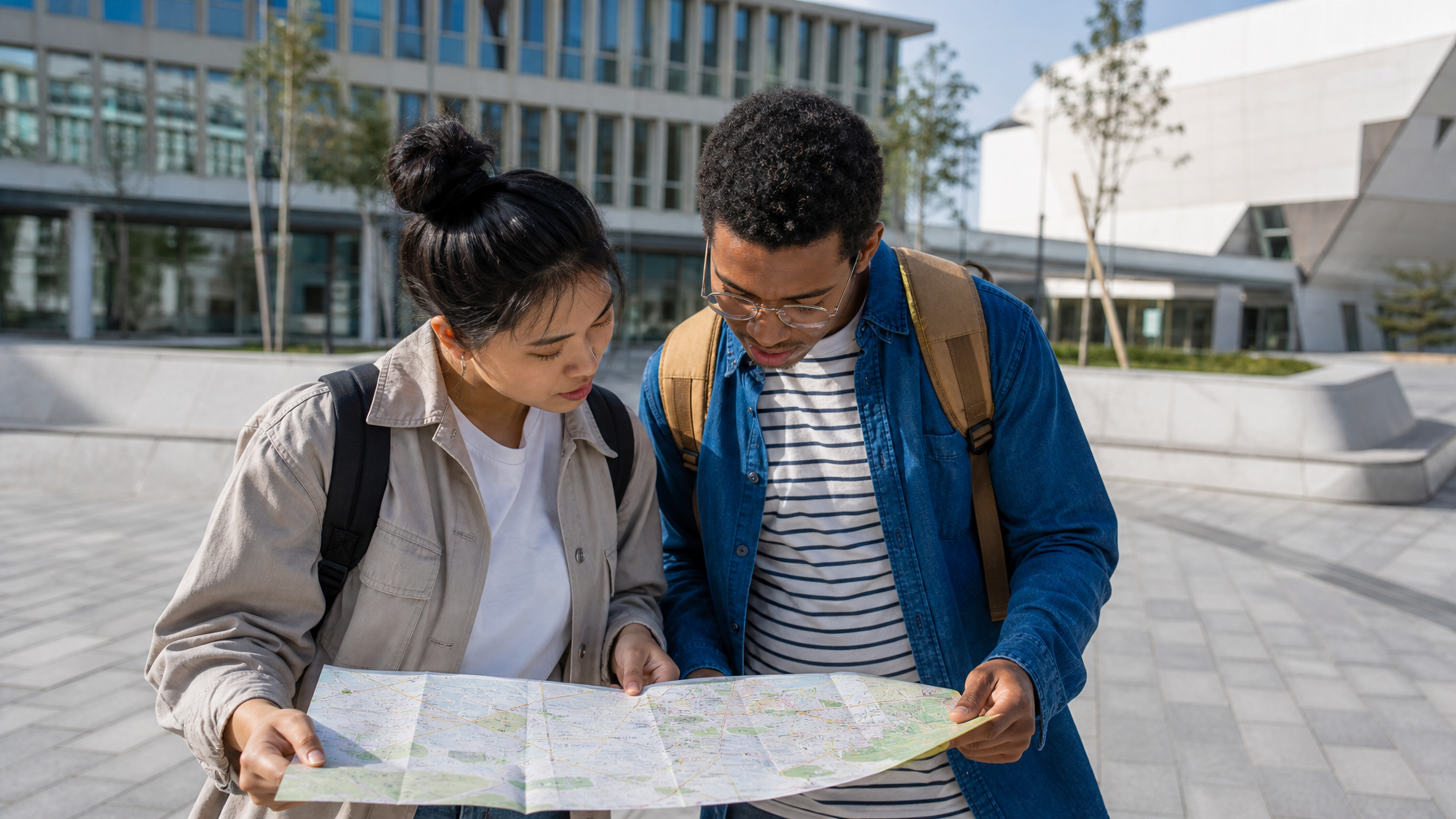 ¿Cómo debería planificar una familia seis días en Atlanta para visitas a campus y turismo?