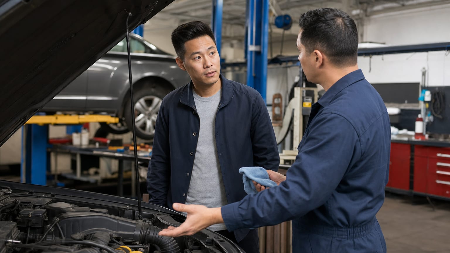 Tiếng Anh tại tiệm sửa xe ở Hoa Kỳ