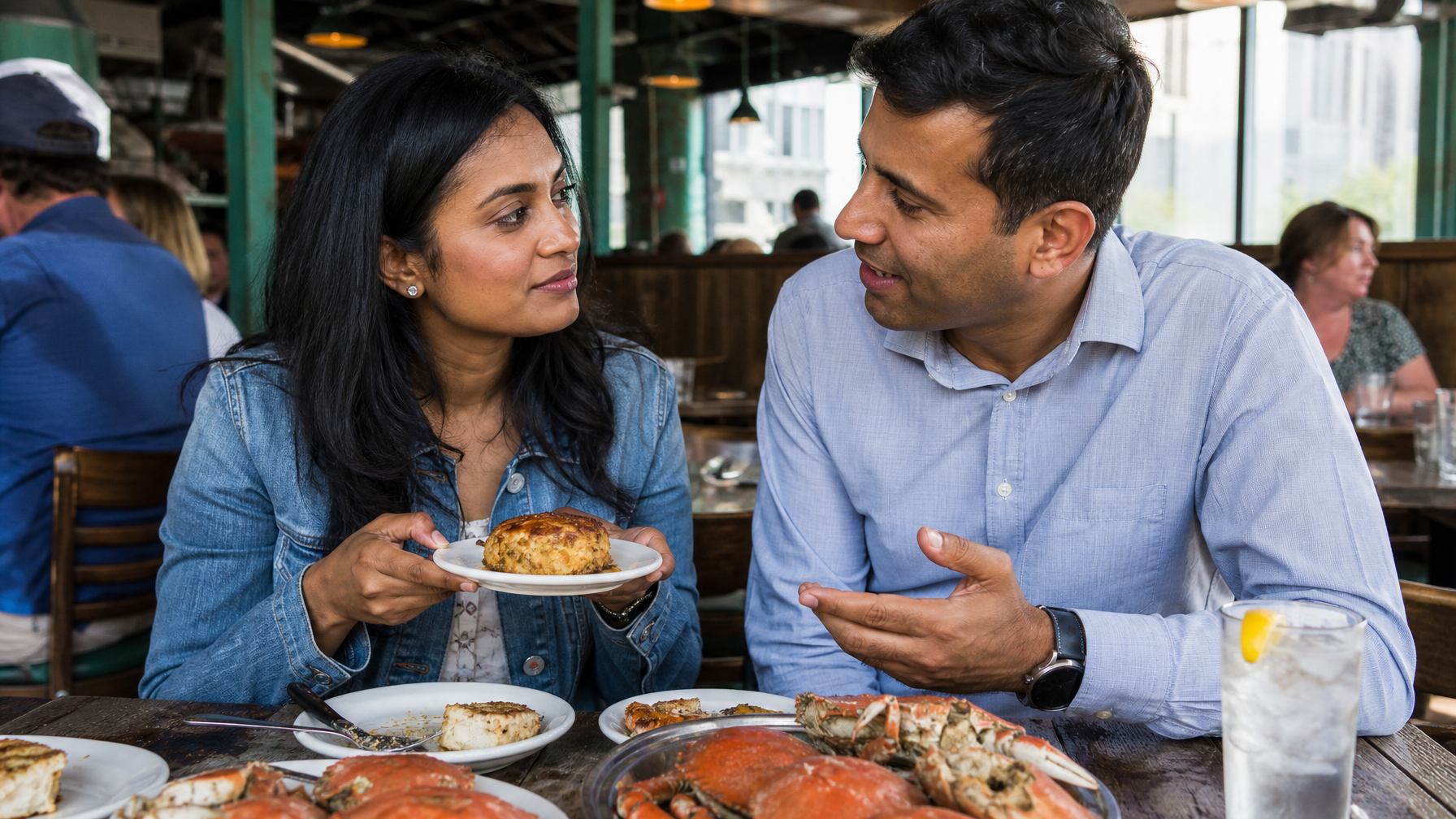 बाल्टीमोर Crab Cakes, Old Bay, और Maryland Seafood: एक Ordering गाइड और शब्दावली Walkthrough