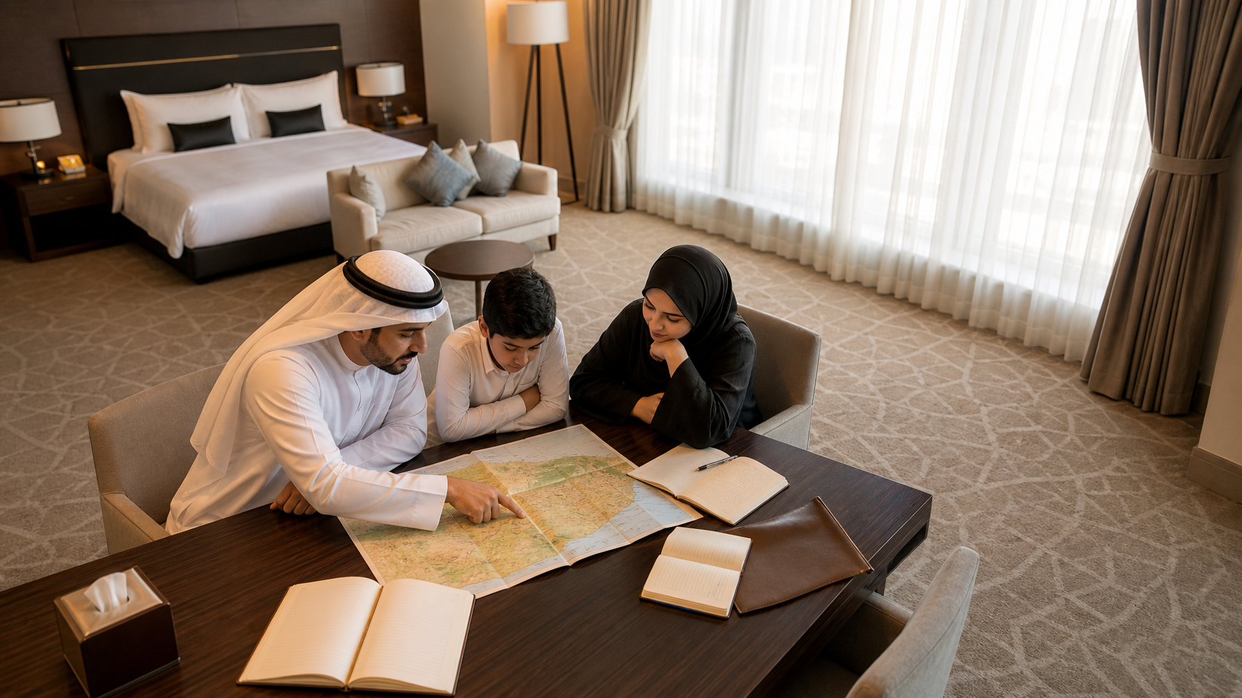 كيف ينبغي للعائلات تخطيط مسار رحلة دراسية وسياحية لـ6 أيام في منطقة الخليج؟