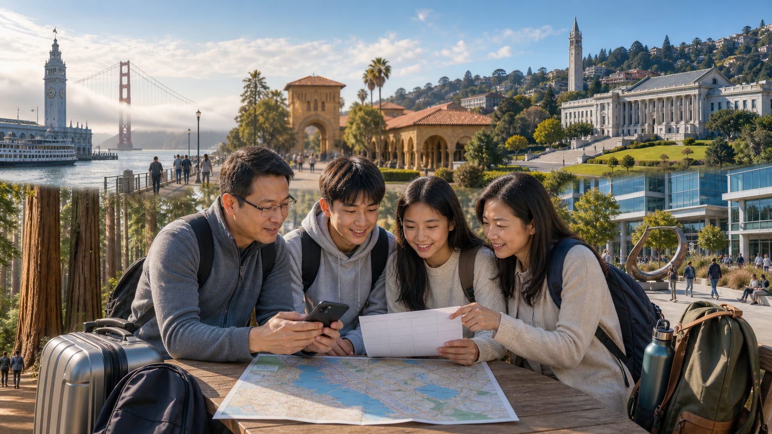 How Should Families Plan a 6-Day Bay Area Study-Travel Itinerary?