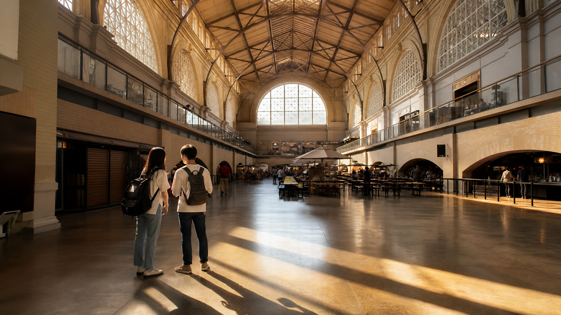 คุณต้องใช้ภาษาอังกฤษอะไรที่ Ferry Building, Mission และร้านอาหาร Berkeley?