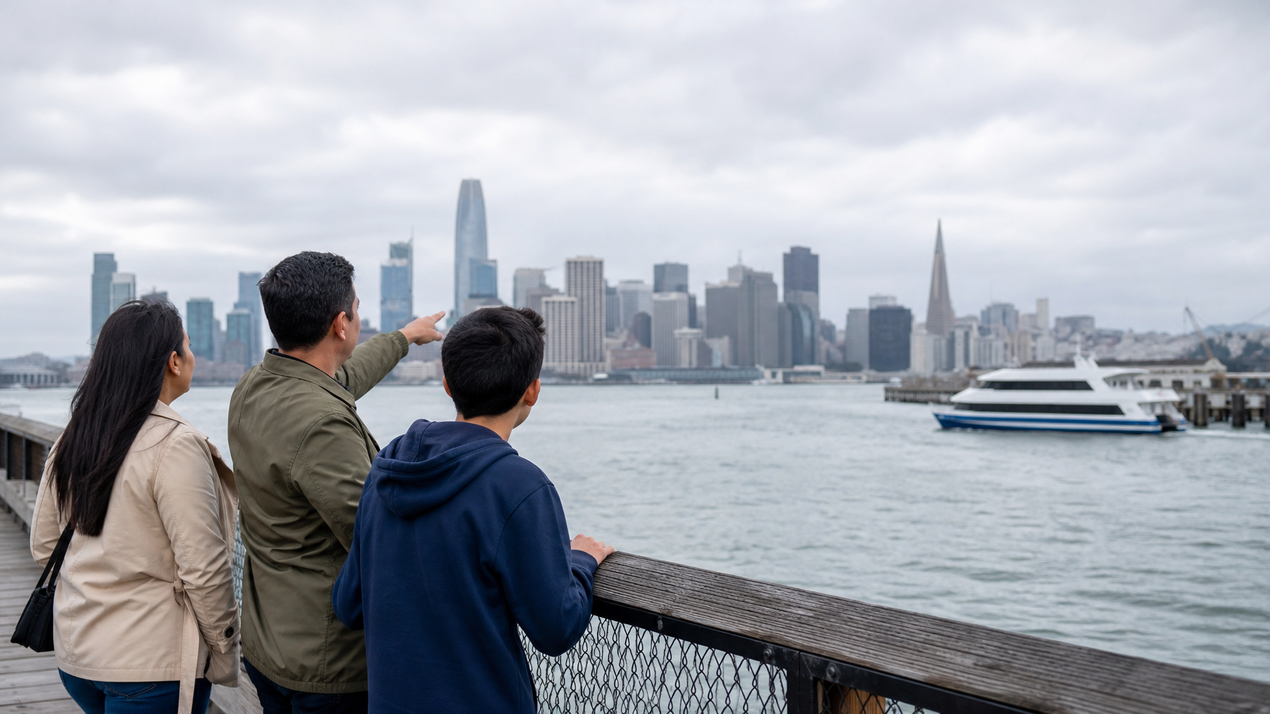 ¿Cómo deberían las familias usar BART, Muni, Caltrain y los ferries?