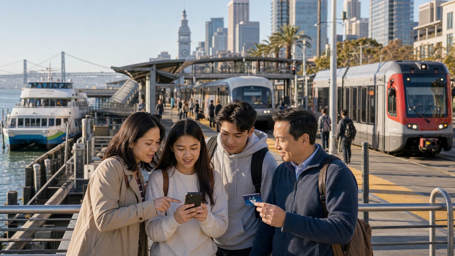 How Should Families Use BART, Muni, Caltrain, and Ferries?