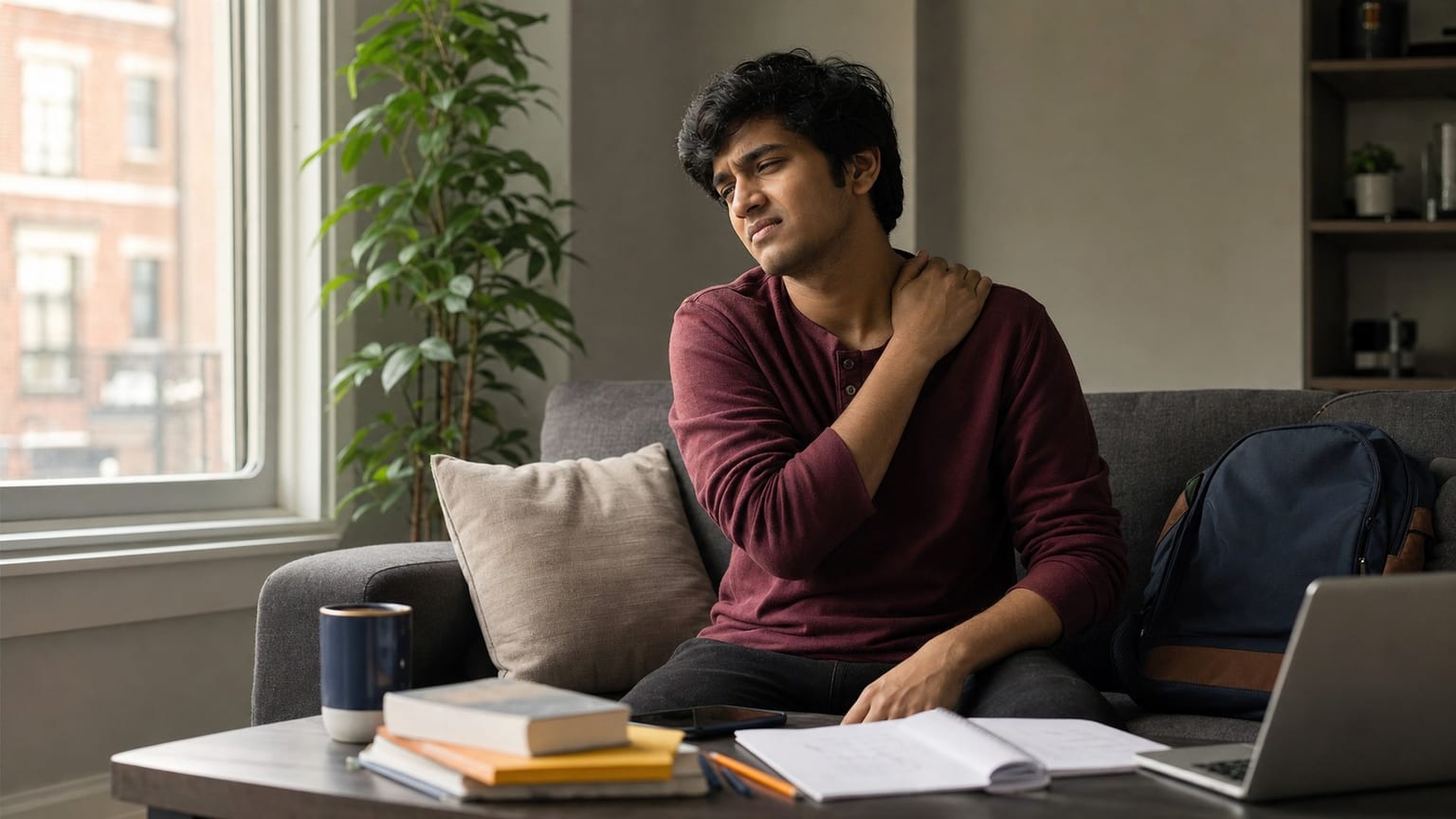 क्या गड़बड़ है यह कैसे बताएँ: Sore, Stiff, Dizzy, Nauseous, और Tired