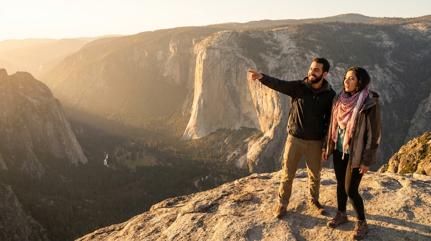 حلقة متنزهات كاليفورنيا الوطنية — Yosemite وSequoia وDeath Valley