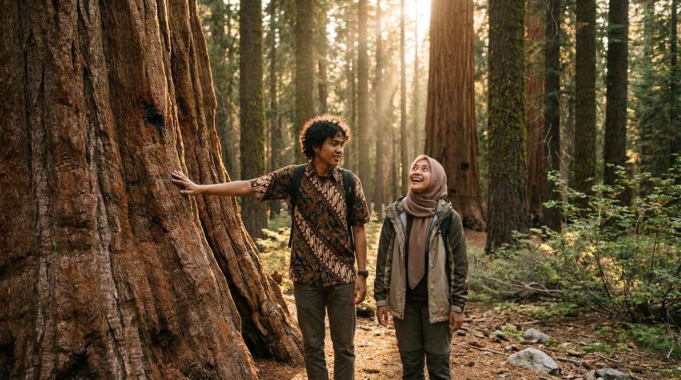 Loop Taman Nasional California — Yosemite, Sequoia & Death Valley