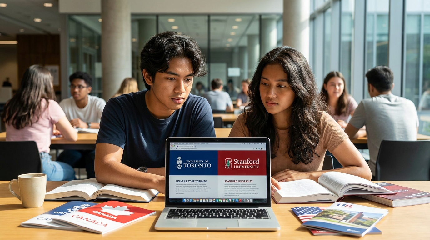 Kuliah di Kanada vs. AS — Yang Perlu Diketahui Mahasiswa Internasional