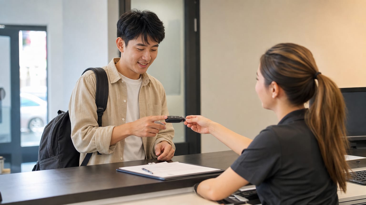 คุณต้องใช้ภาษาอังกฤษอะไรบ้างในการเช่ารถที่สนามบินสหรัฐฯ หรือสาขาในเมือง?