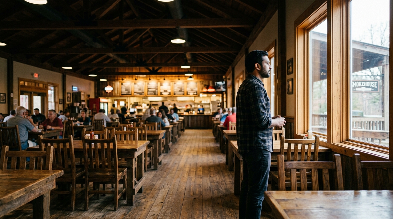 आप वास्तव में Eastern-Style North Carolina BBQ कैसे order करते हैं? Skylight Inn, The Pit, और Picnic पर Speaking English