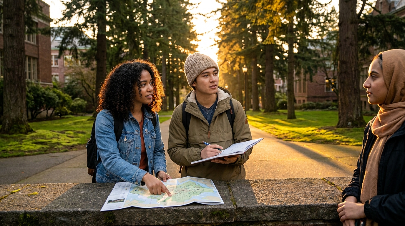 Cascadia Universities Extension: UBC, Portland, Western Washington, and the Cross-Border Pacific Northwest College Map