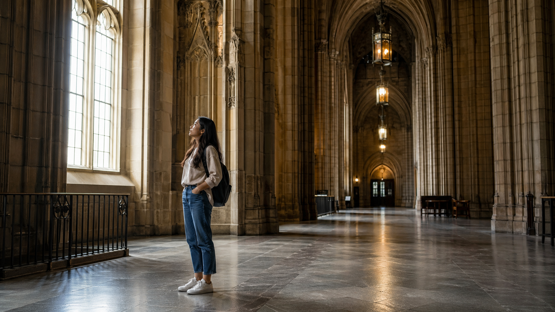 Cathedral of Learning dan Nationality Rooms: Menara Kelas Gothic 535-Kaki Milik Pitt