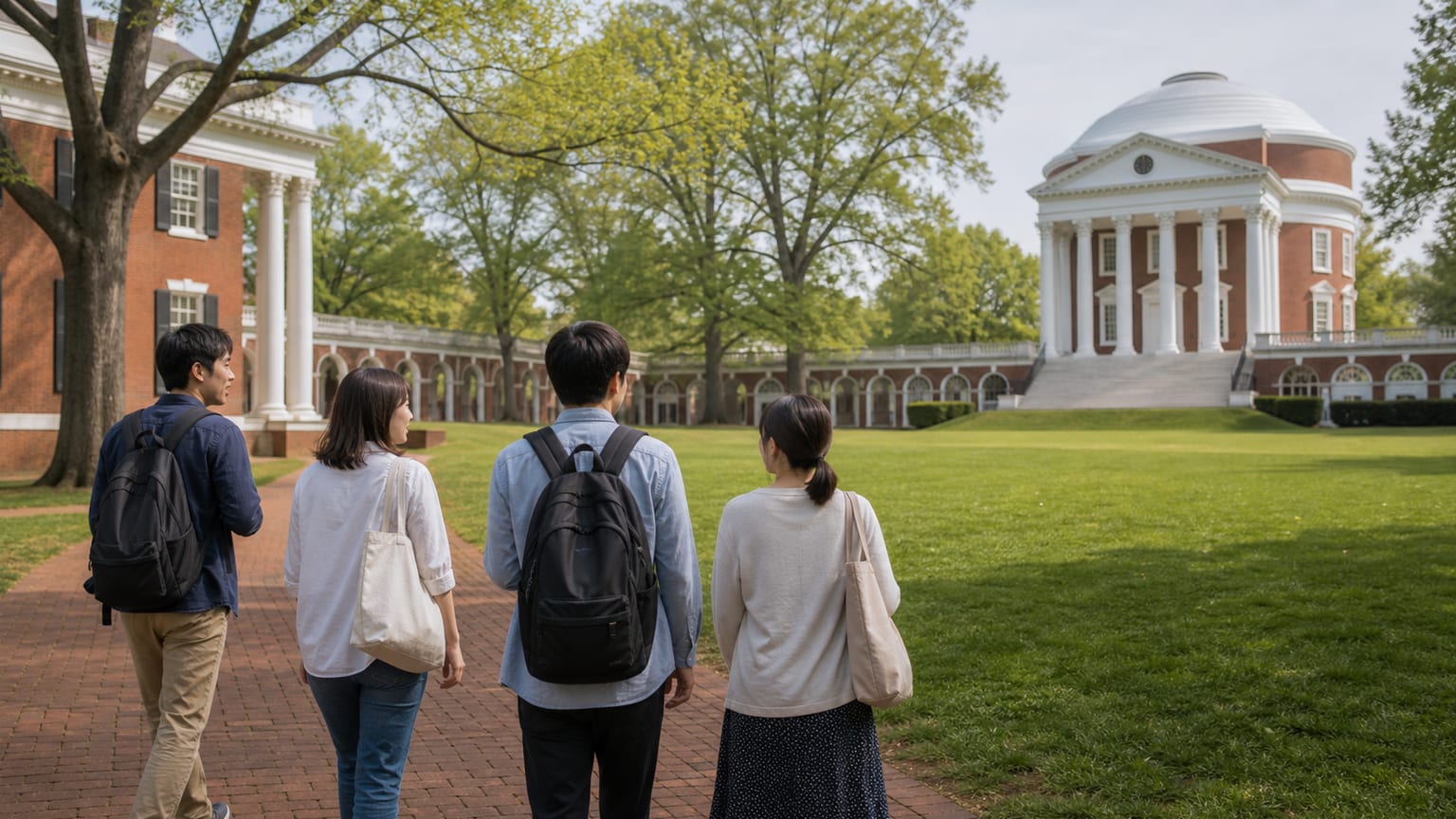 UVA のキャンパス見学で、家族が実際に見るべきものは何か？