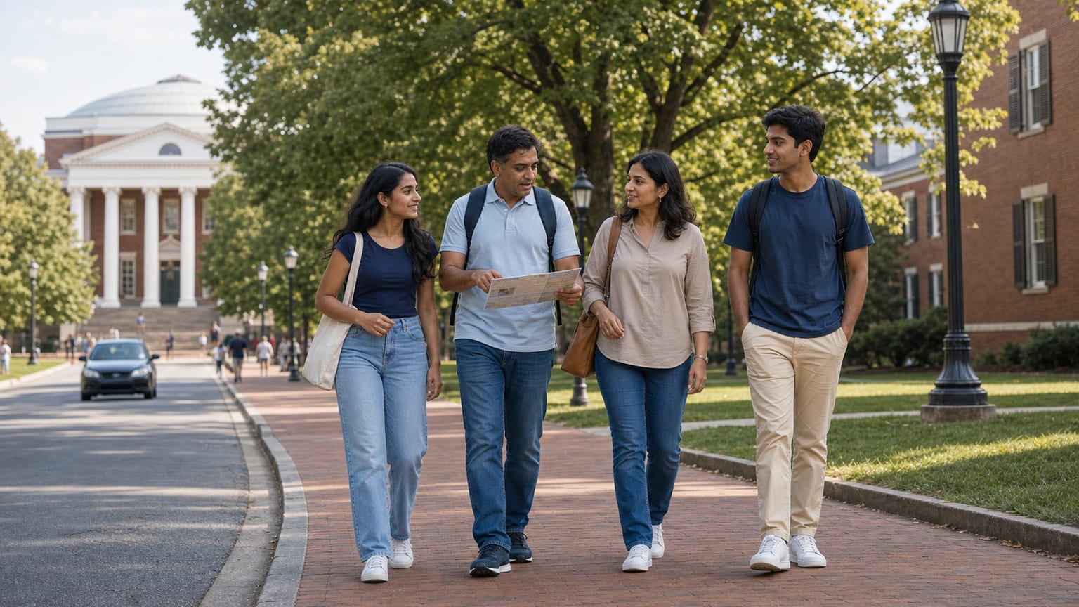 परिवारों को 4-दिवसीय Charlottesville study-travel itinerary की योजना कैसे बनानी चाहिए?