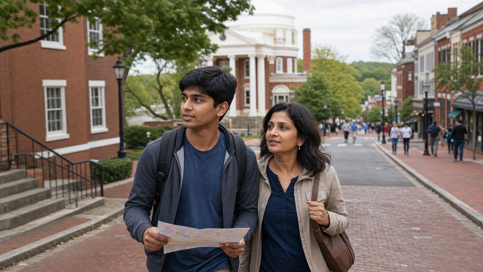 UVA, PVCC, और आस-पास के Virginia कॉलेज विकल्प कहाँ हैं?