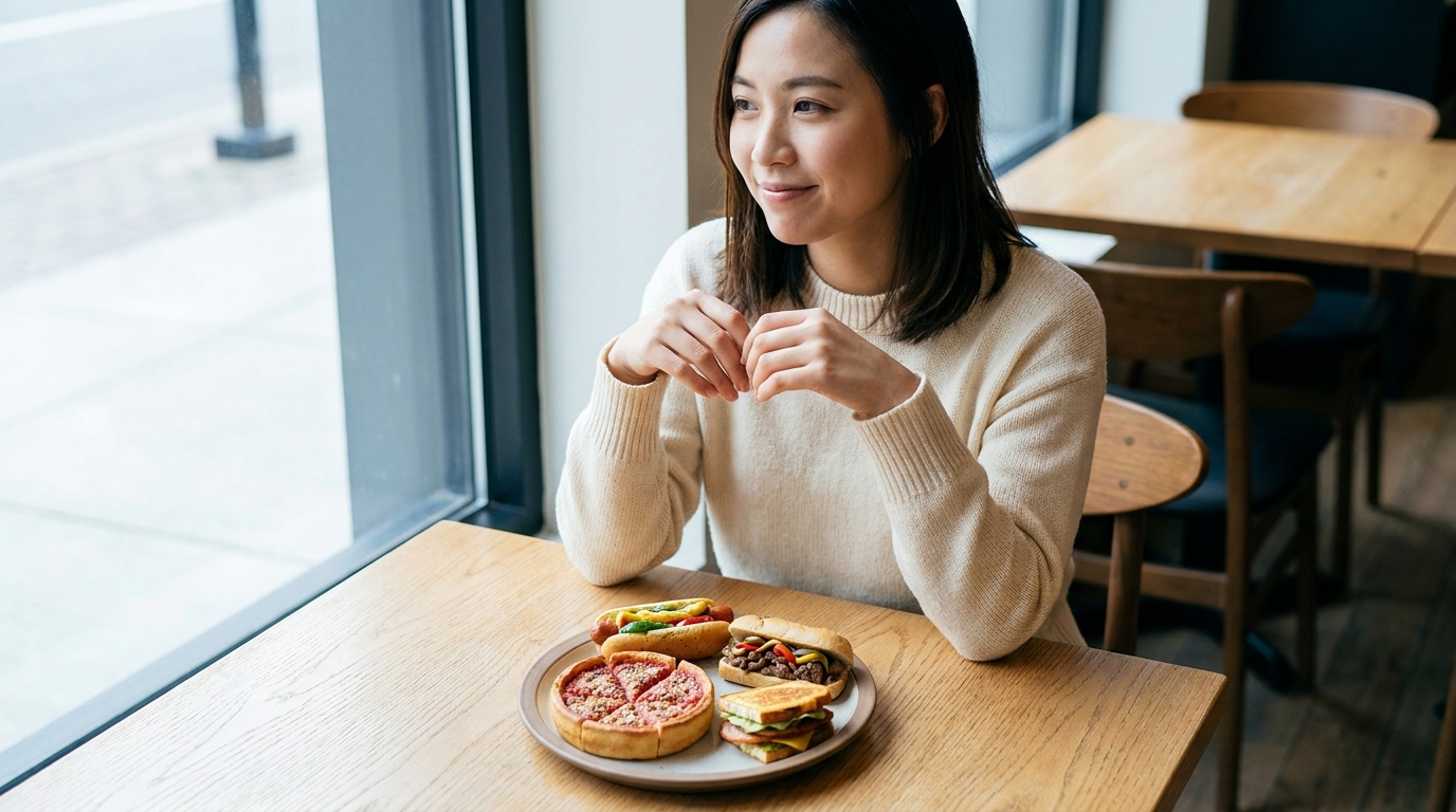 芝加哥經典美食：Deep-Dish 披薩、Chicago Dog、義式牛肉三明治與 Jibarito