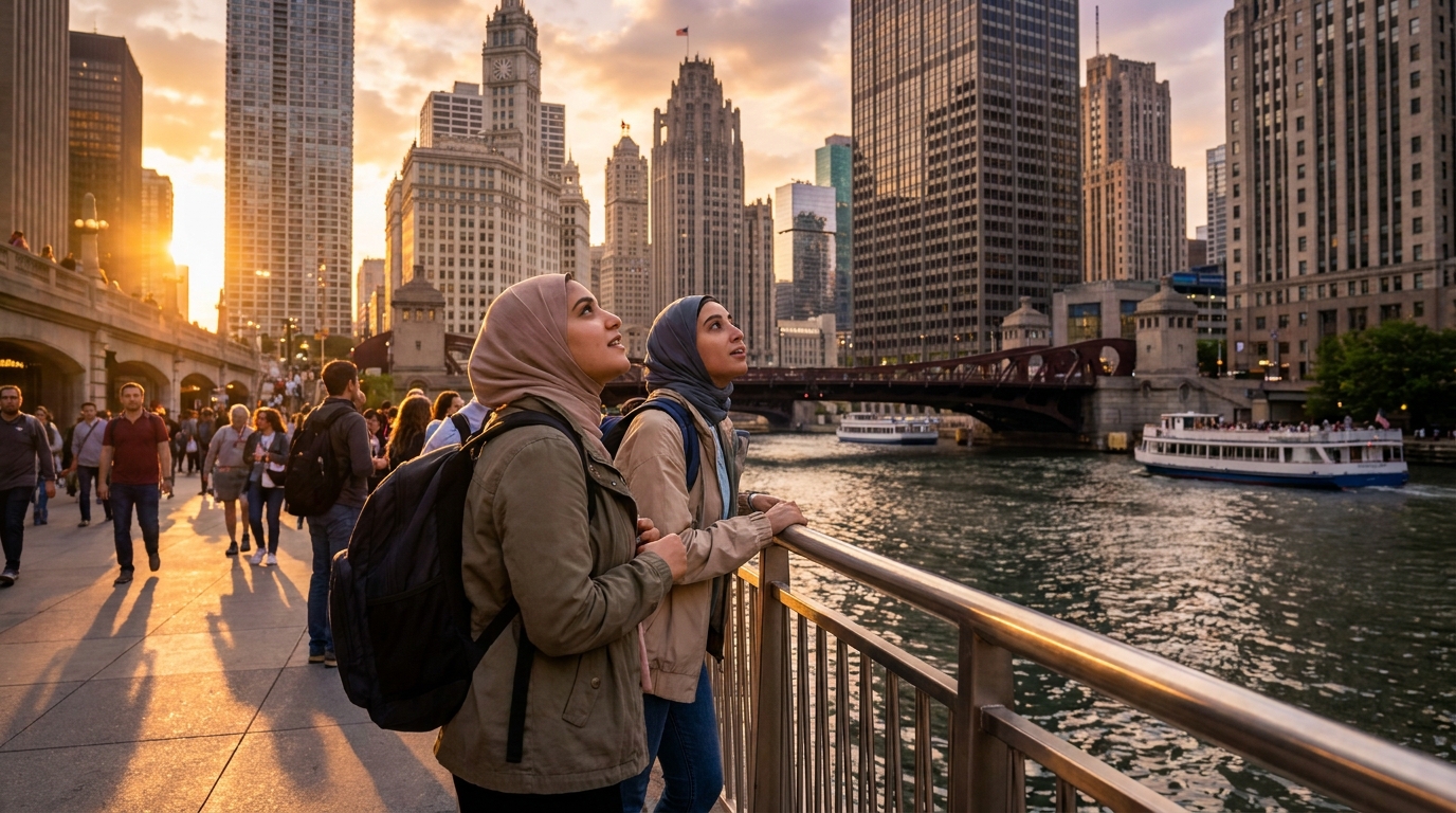 جولة قارب العمارة في Chicago وRiverwalk: أشهر رحلة عمارة بحرية في العالم