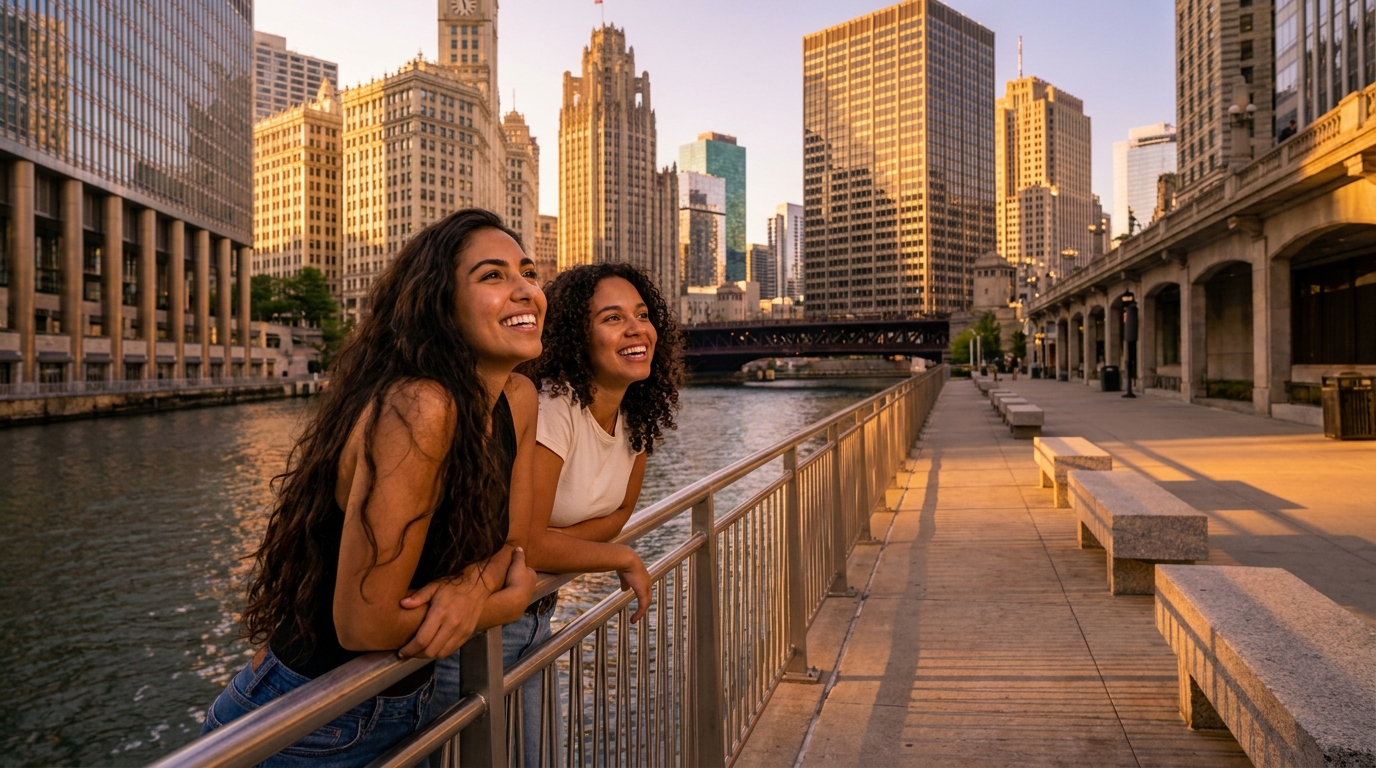 O Tour de Barco de Arquitetura em Chicago e o Riverwalk: o Cruzeiro de Arquitetura Mais Famoso do Mundo