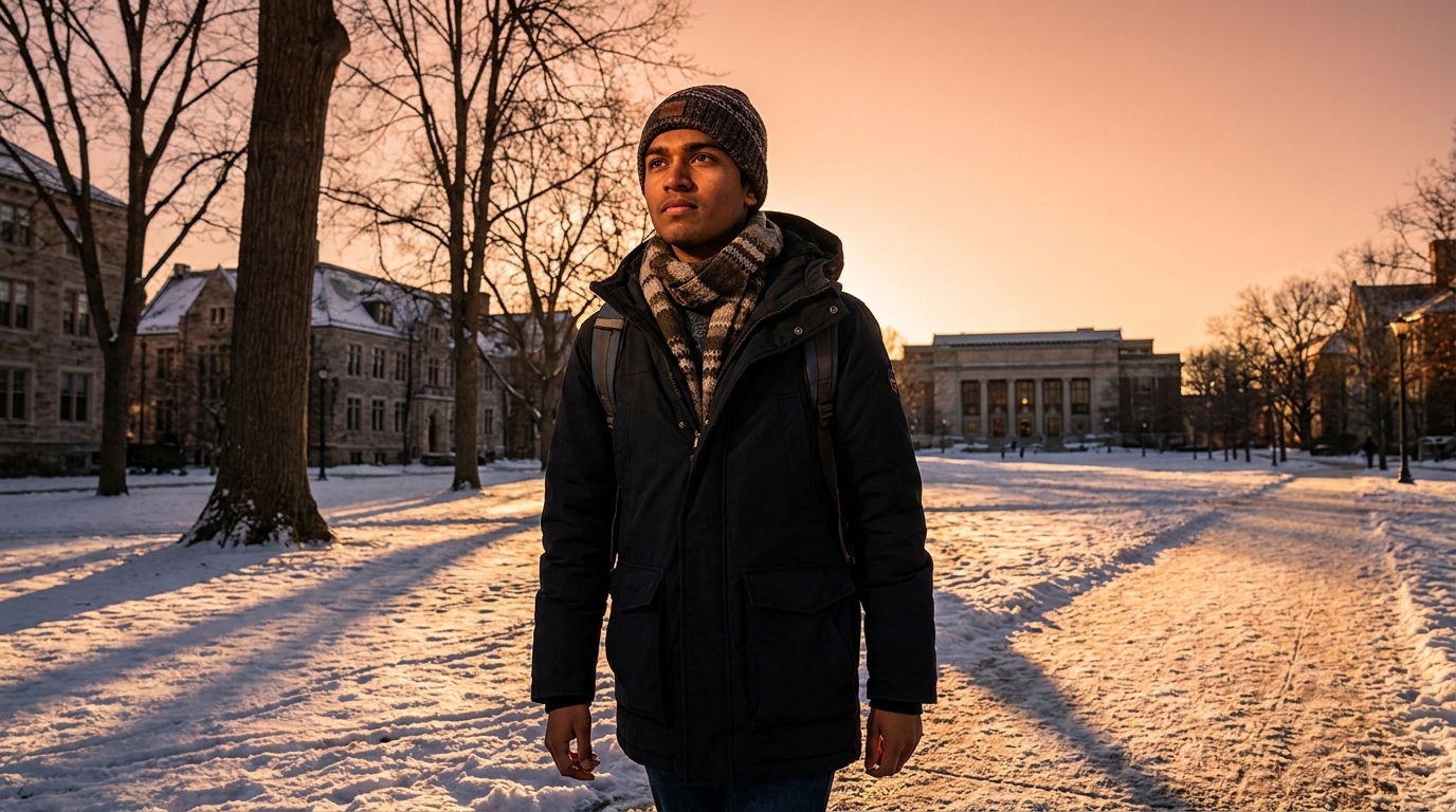 Chicago के Seasons: Polar Vortex, Lake Effect Snow, और Winter Reality जिसका International Students को सामना करना चाहिए