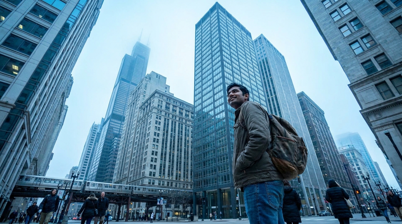 Chicago की Skyscraper सदी: Sullivan, Wright, Mies van der Rohe, और आधुनिक Architecture का जन्म