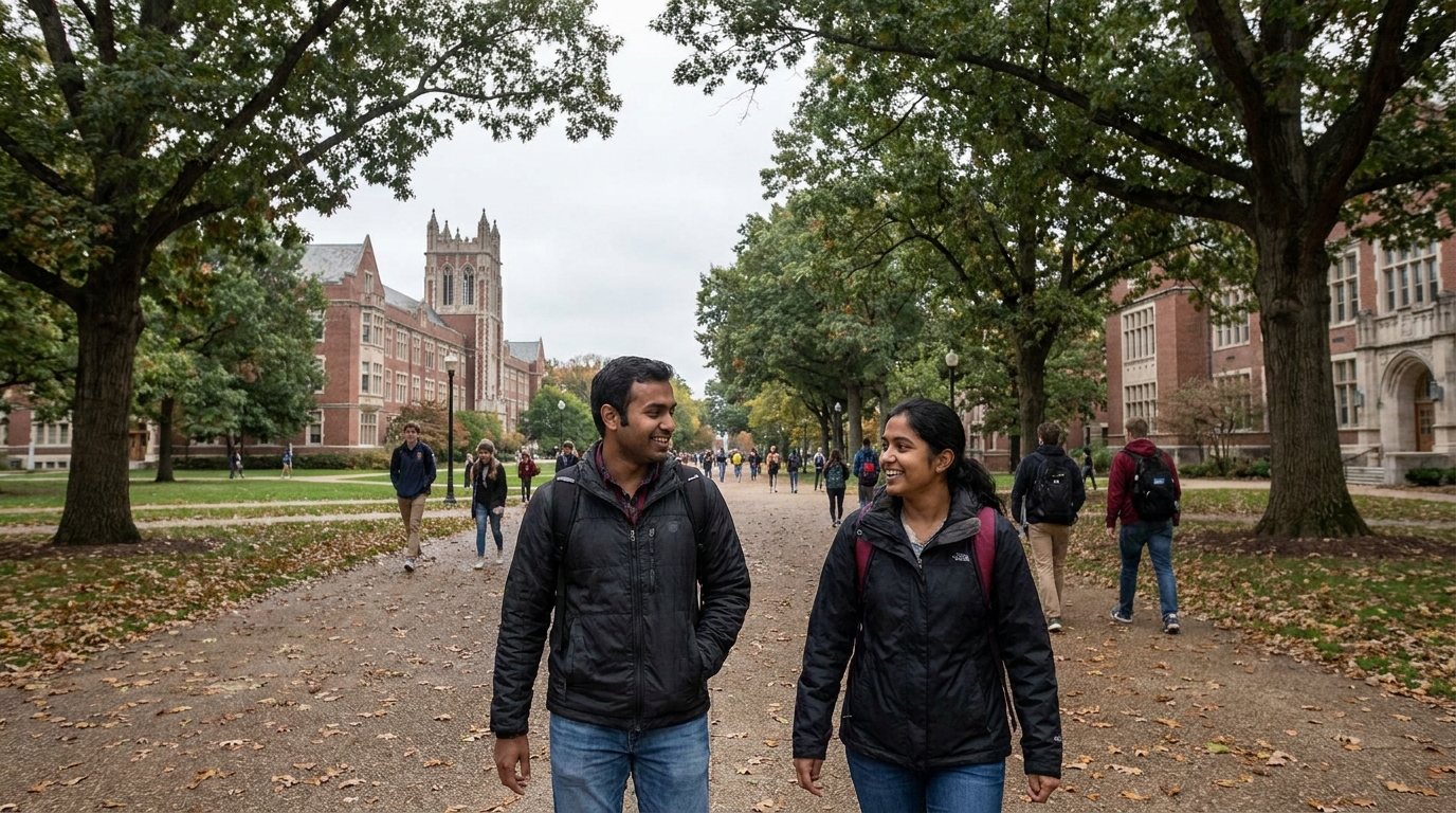 Chicago University का नक्शा: UChicago, Northwestern, UIC, IIT, Loyola, DePaul और Midwest Cluster