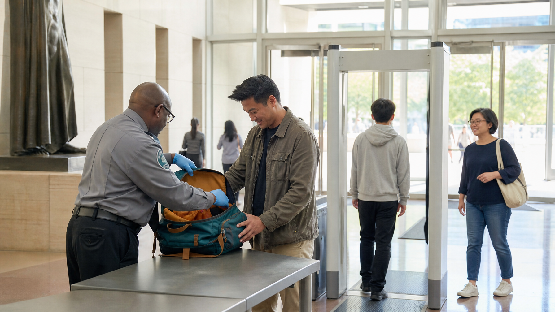 What English Do You Need at D.C. Museum and Security Lines?