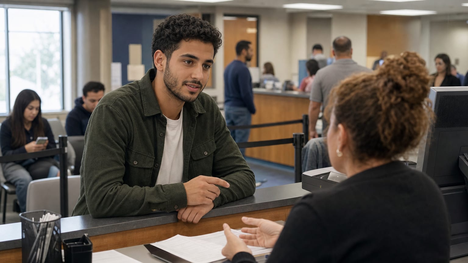 الإنجليزية في إدارة المركبات (DMV) في الولايات المتحدة