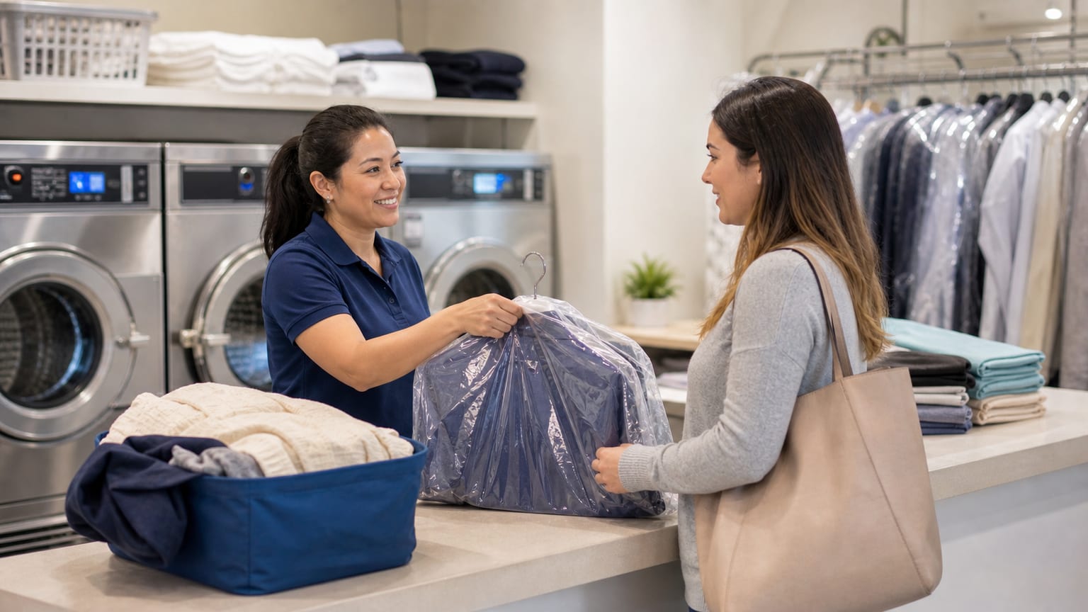 Dry Cleaning and Laundry English in the U.S.: Drop-Off, Pickup, and Laundromats