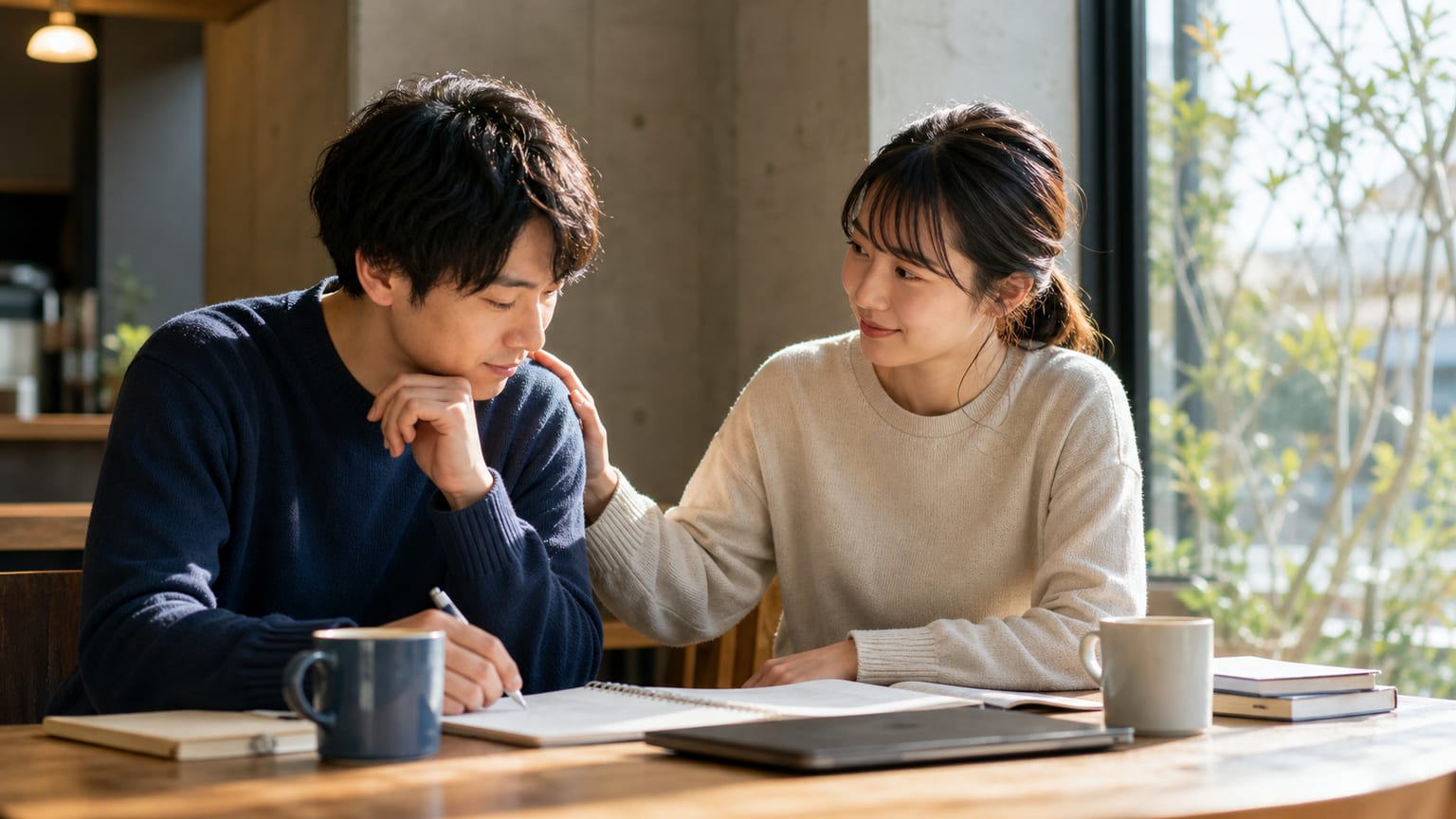 ポスターのような決まり文句にならずに英語で人を励ます方法