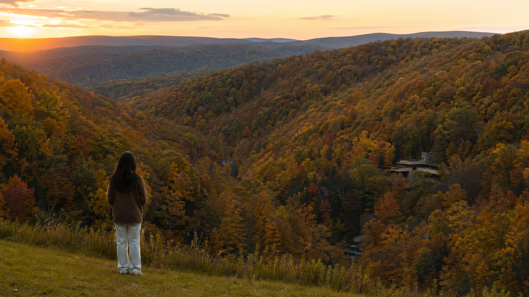 Fallingwater 與 Kentuck Knob:到 Frank Lloyd Wright 賓州鄉間的一日遊