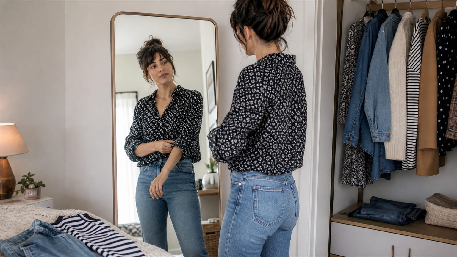 Über Passform, Muster, Stil und Outfits natürlich sprechen