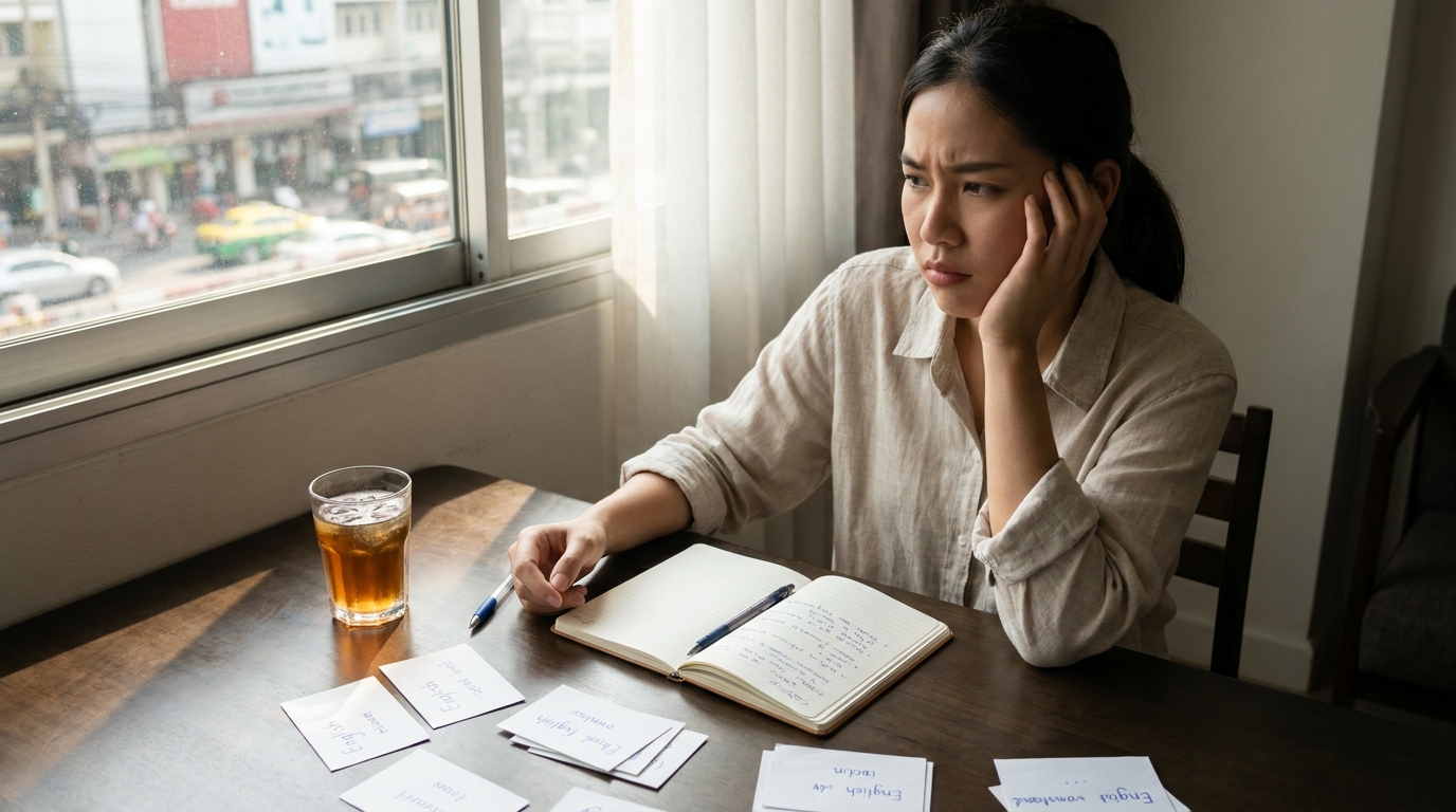 ทำไมเราถึงลืมคำศัพท์ทันทีหลังจากท่องจำ?