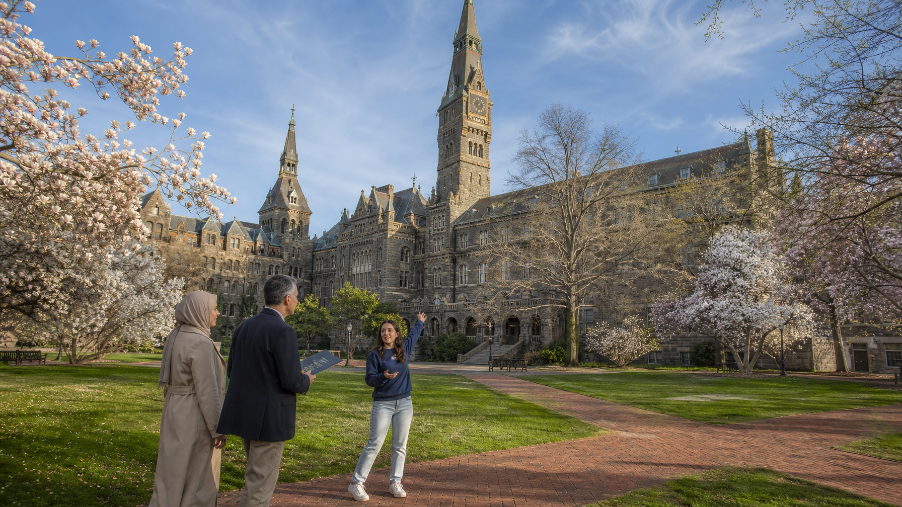 ما مدى صعوبة القبول في Georgetown كطالب دولي؟