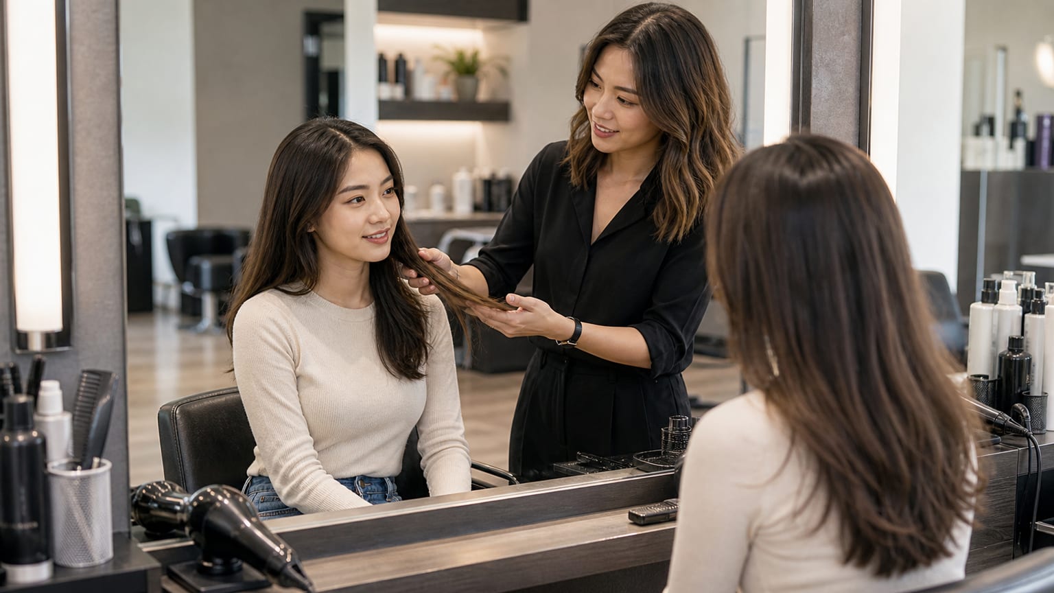 Tiếng Anh ở Tiệm Làm tóc và Tiệm Cắt tóc tại Mỹ: Có được kiểu tóc bạn muốn