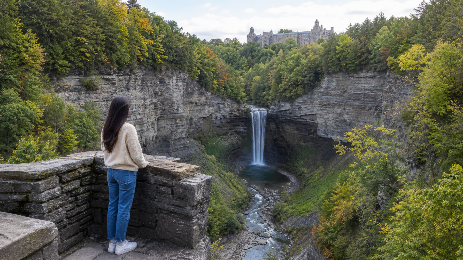 為什麼 Ithaca 像是一座建在更古老 Finger Lakes 歷史上的大學城？