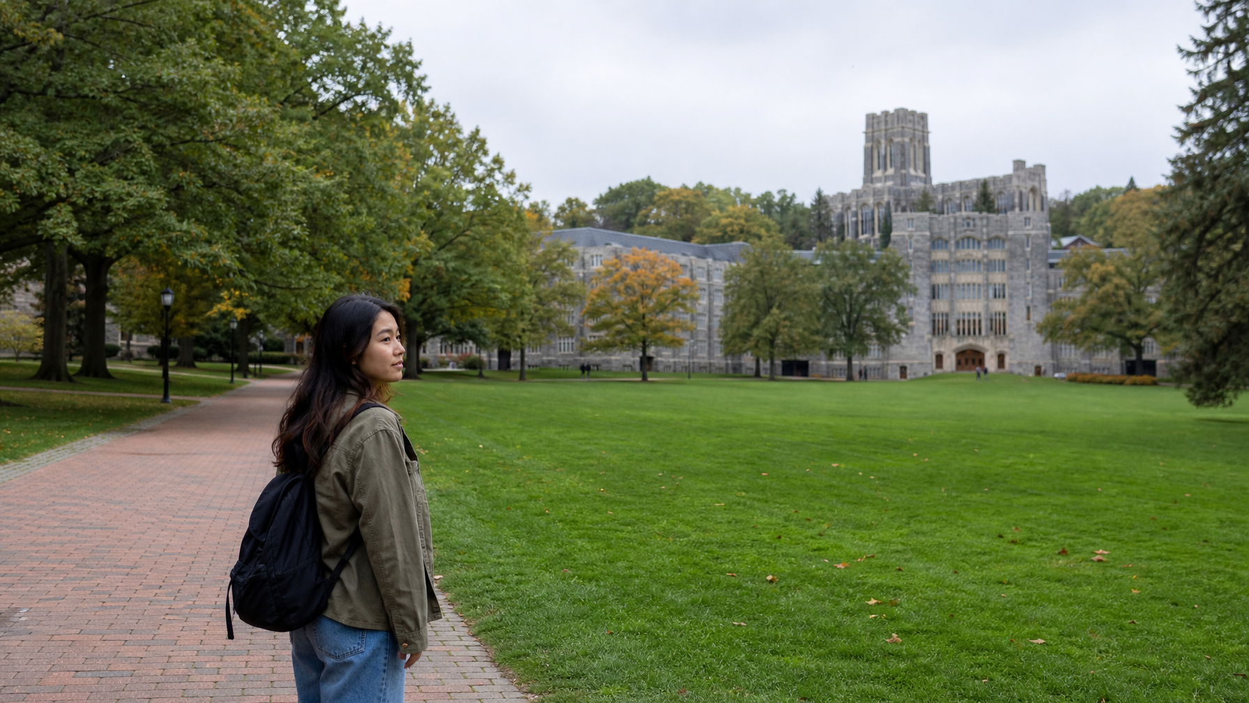 Cornell, Ithaca College, TC3, và các khuôn viên Upstate New York lân cận nằm ở đâu?