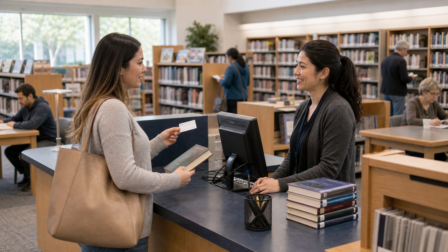 Library English in the U.S.: Cards, Checkout, and the Reference Desk