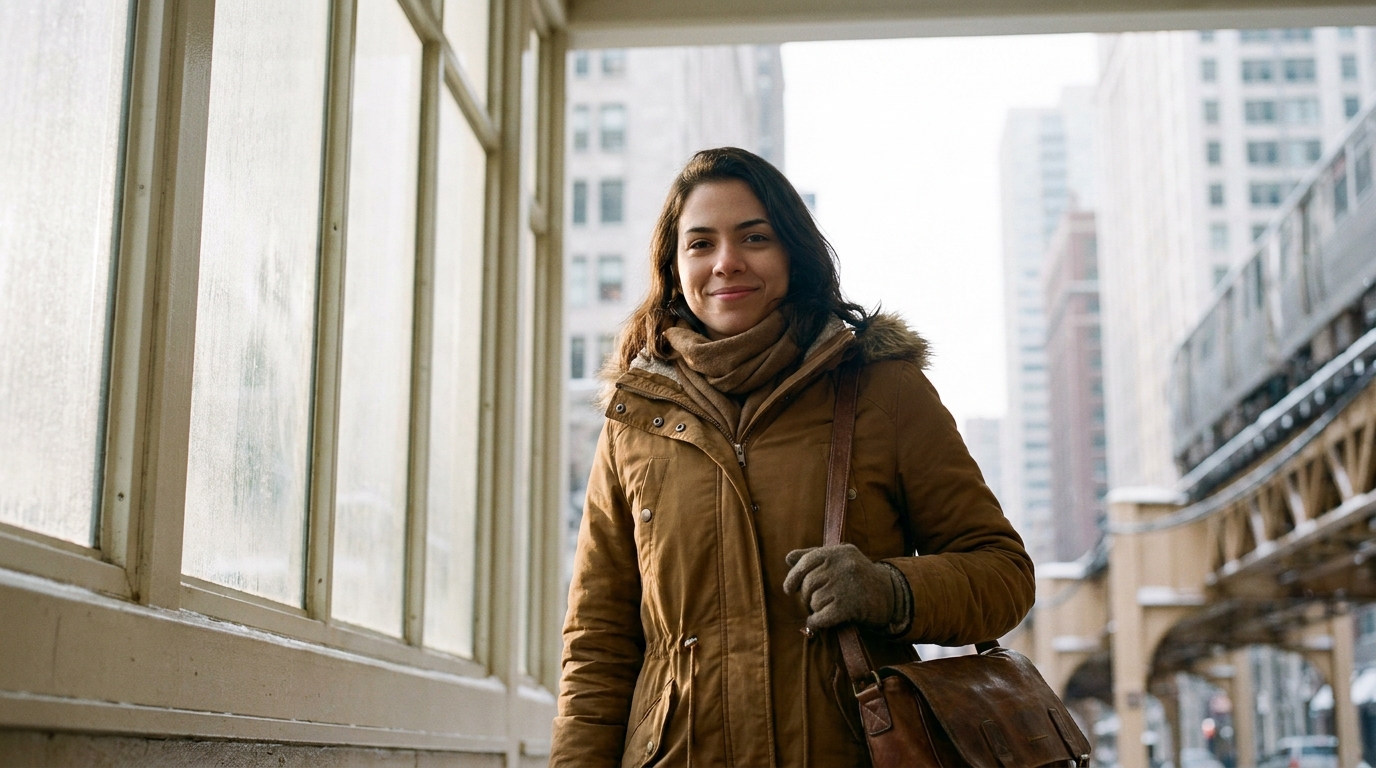 Morar em Chicago Sem Carro: CTA 'L', Metra, Bairros Estudantis e o Trajeto no Inverno