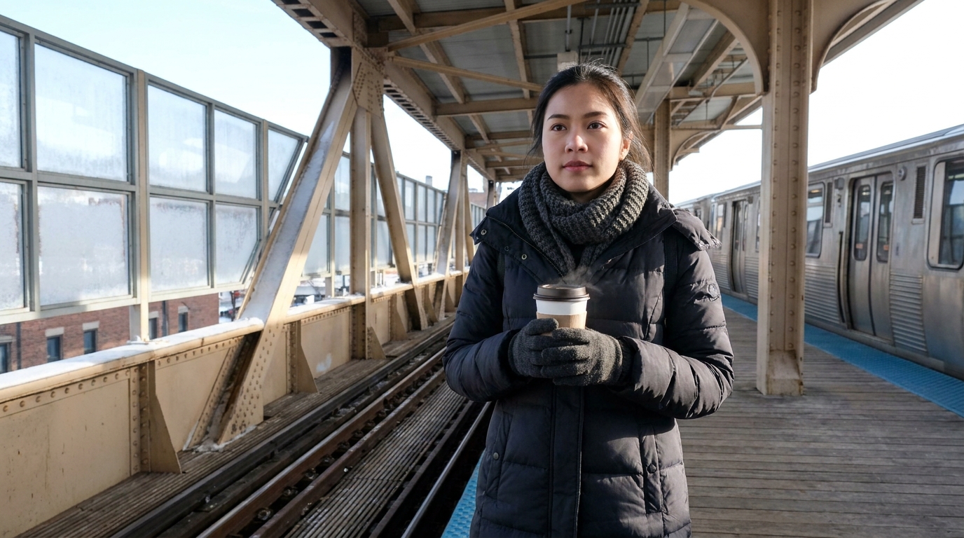 อาศัยใน Chicago โดยไม่ต้องใช้รถ: CTA 'L' Train, Metra, ย่านนักศึกษา และการเดินทางฤดูหนาว