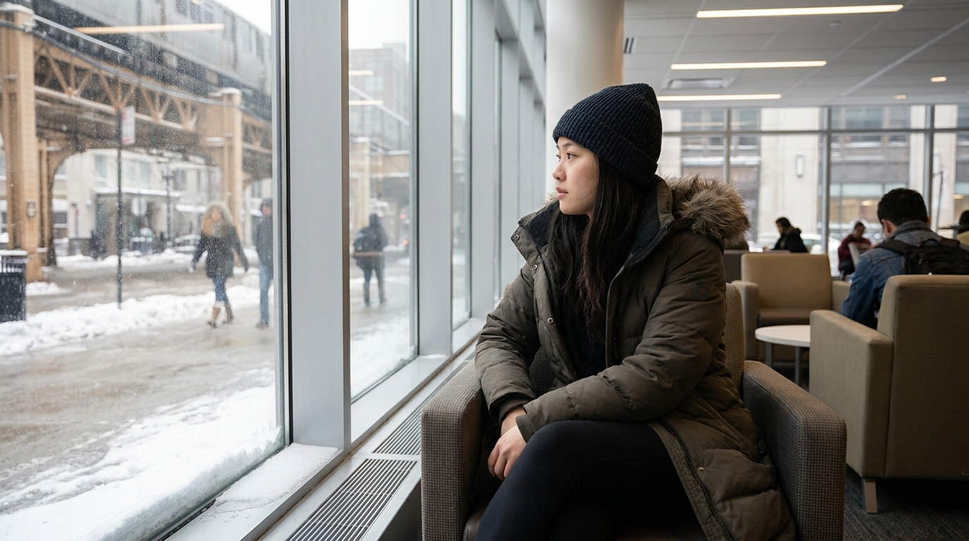 Sống ở Chicago không có xe hơi: Tàu CTA 'L', Metra, các khu phố sinh viên và chuyến đi làm mùa đông