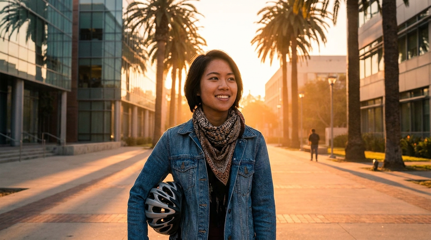 การใช้ชีวิตใน Los Angeles โดยไม่มีรถ: ขนส่งสาธารณะ วัฒนธรรมจักรยาน และที่พักใกล้วิทยาเขต