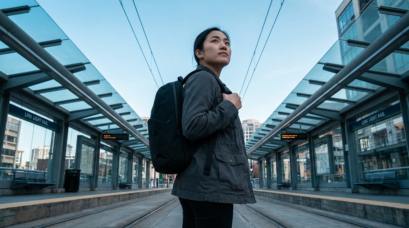 Sống ở Seattle không cần xe hơi: Link light rail, UW U-Pass, xe bus, phà và hạ tầng xe đạp