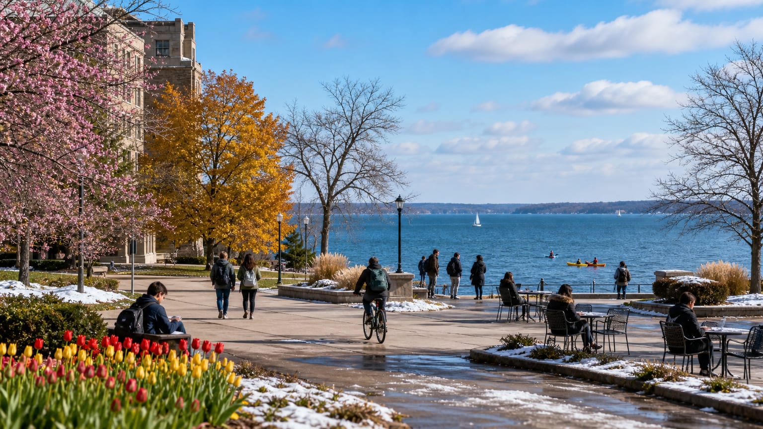 What Is Madison's Lake-and-Winter Environment Like for Students?