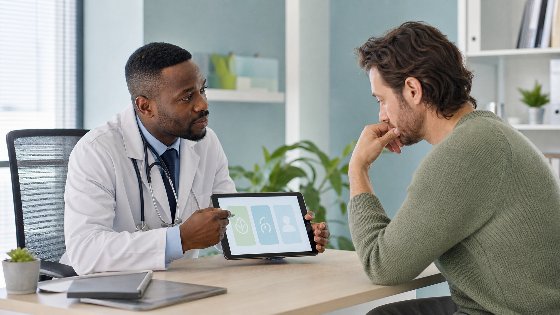 अंग्रेज़ी में Treatment Options: Medication, Watch-and-Wait, Referrals, Further Tests