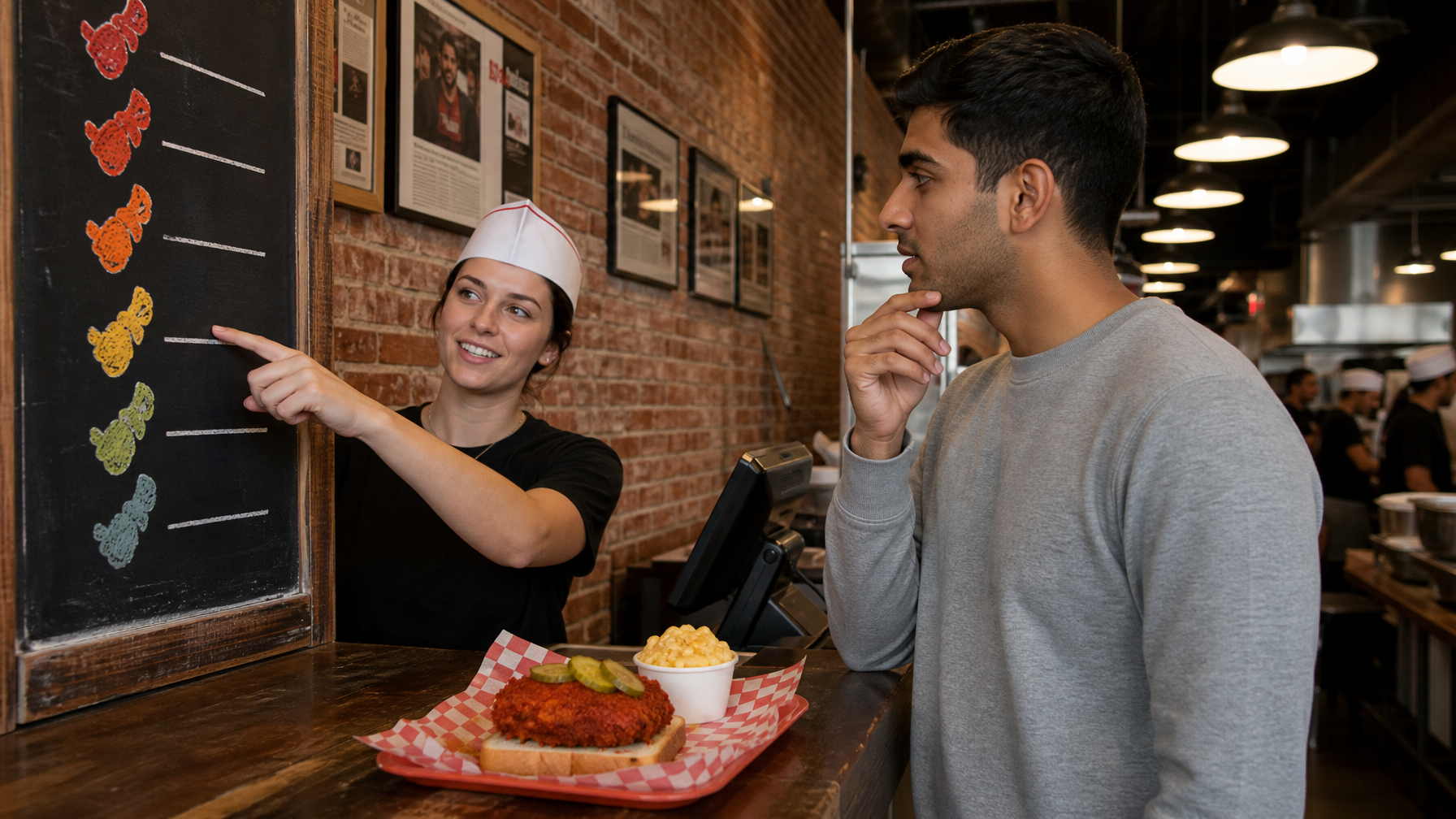 كيف تتحدث عن الطعام والموسيقى والتوصيات في Nashville؟